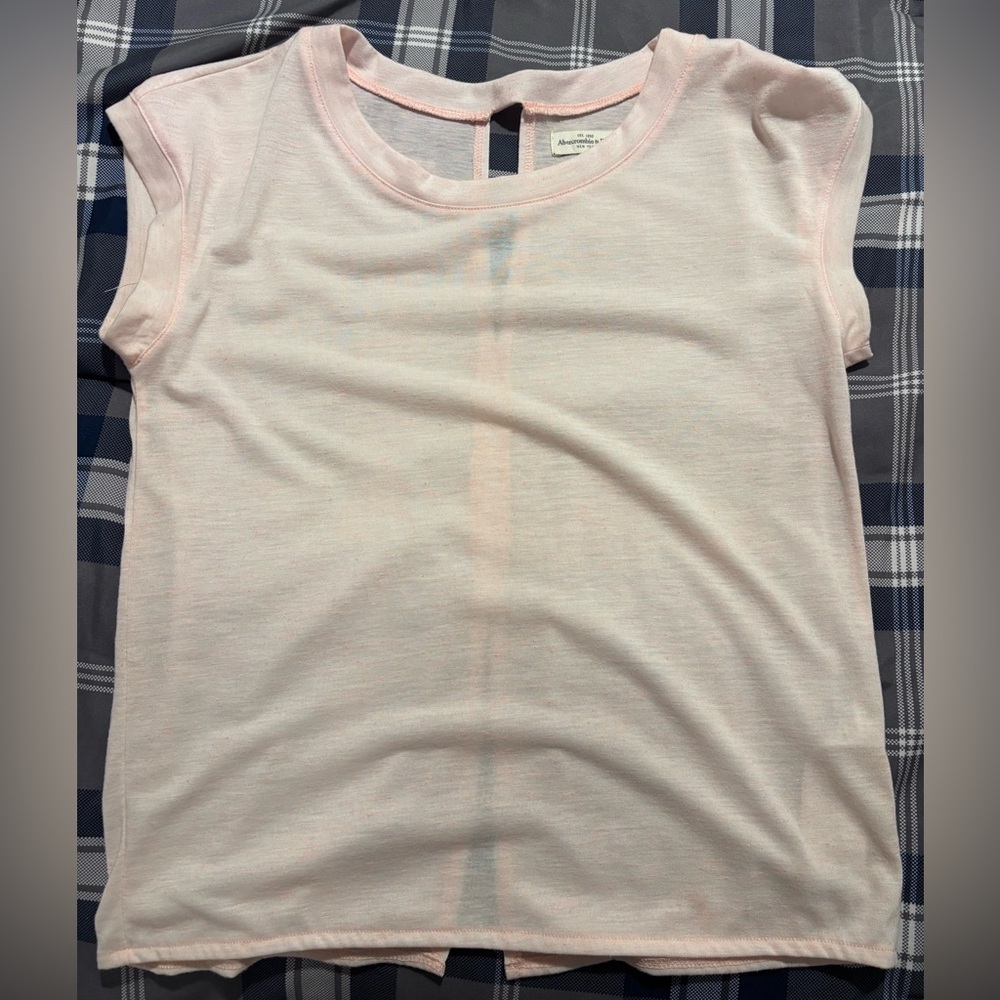 Abercrombie & Fitch Light Pink Kids Tee